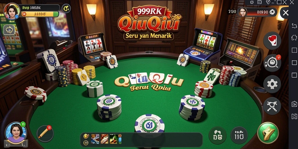 Tampilan gameplay seru dalam aplikasi 99RK QiuQiu.