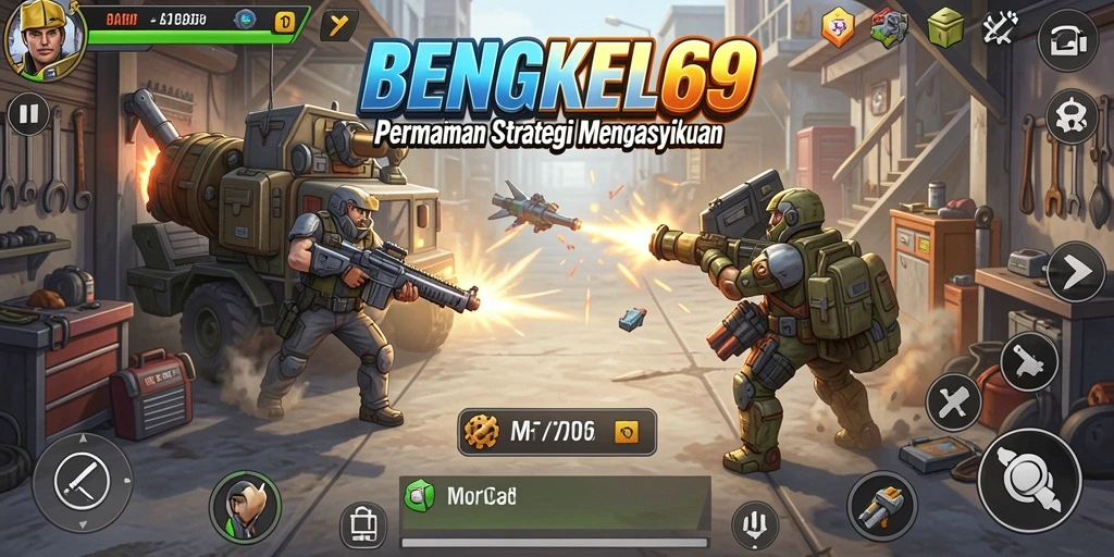 Tampilan gameplay seru di BENGKEL69 dengan berbagai strategi yang menantang.