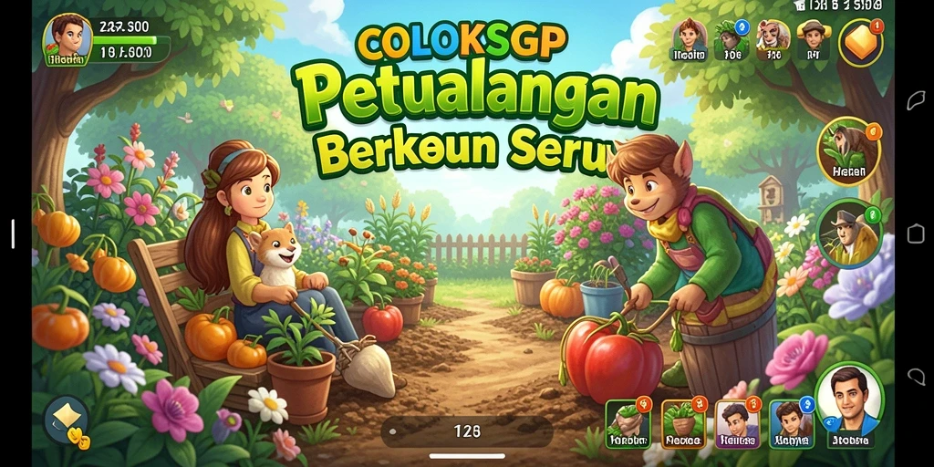 Tangkapan layar yang menampilkan gameplay pertanian yang mendebarkan.