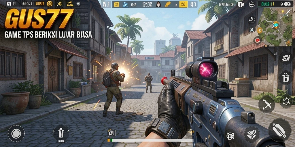 Tampilkan gameplay GUS77 dengan aksi tempur intens.