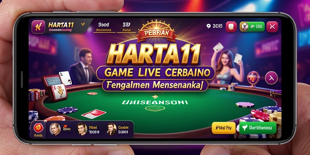 Gameplay HARTA11 yang memukau dan interaktif di Live Casino.