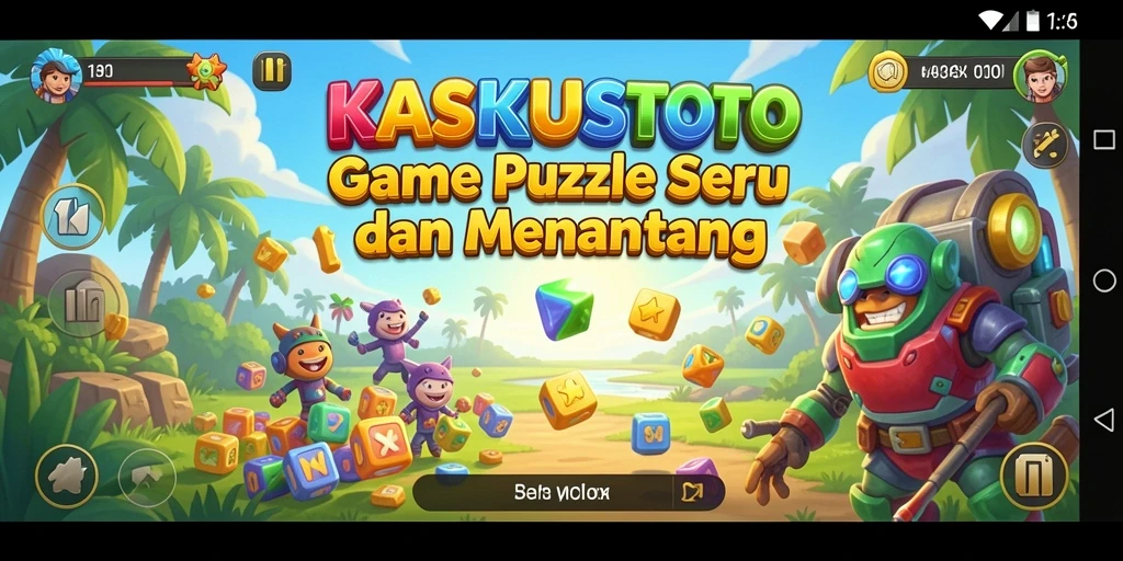 Tampilan gameplay seru dalam KASKUSTOTO dengan teka-teki yang menantang.