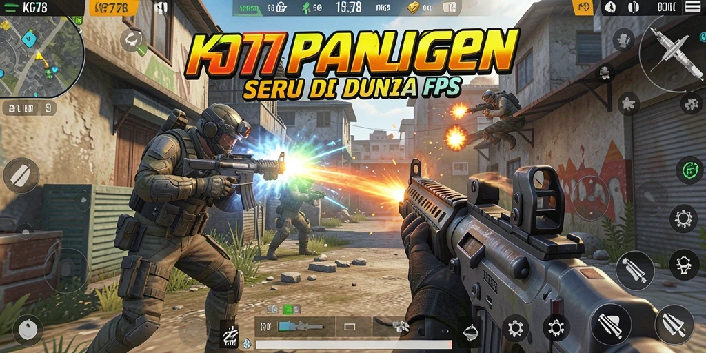 Menampilkan aksi tembak-menembak yang intens dalam KG778.