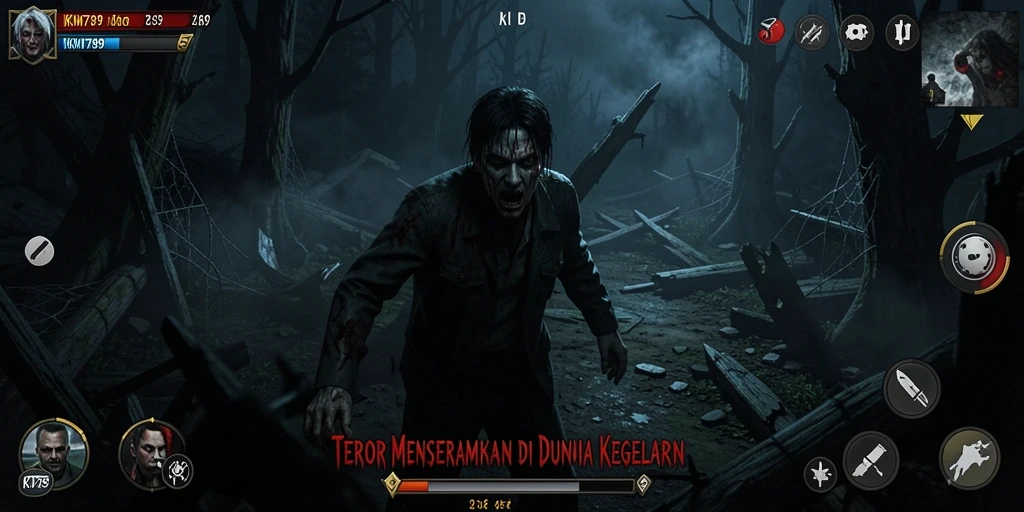Gameplay KM789 yang menegangkan dan penuh atmosfer Horror.