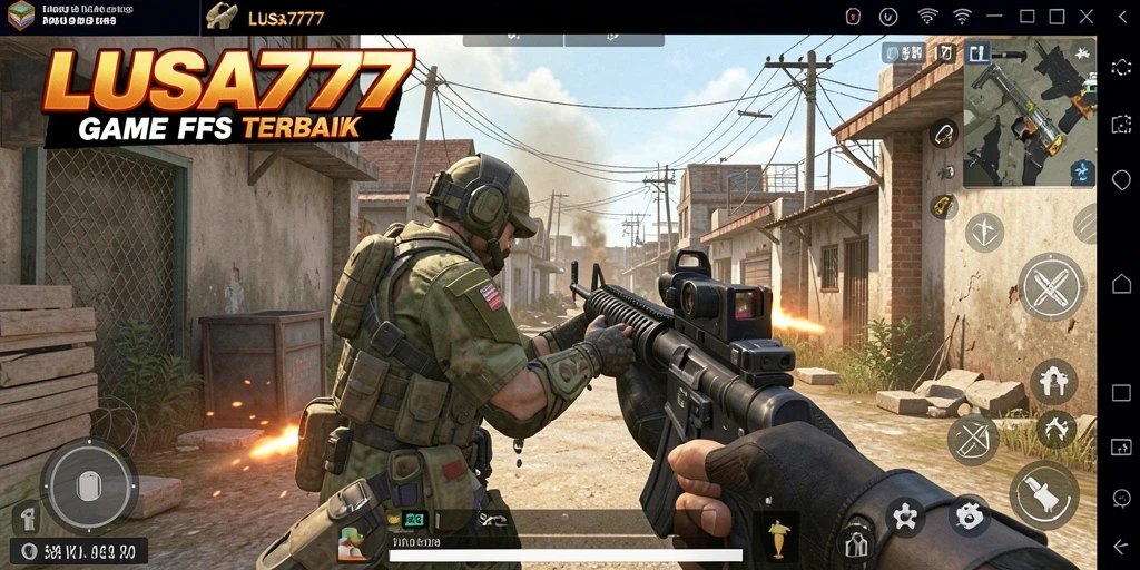 Tampilan gameplay yang mendebarkan dan penuh aksi di LUSA777.