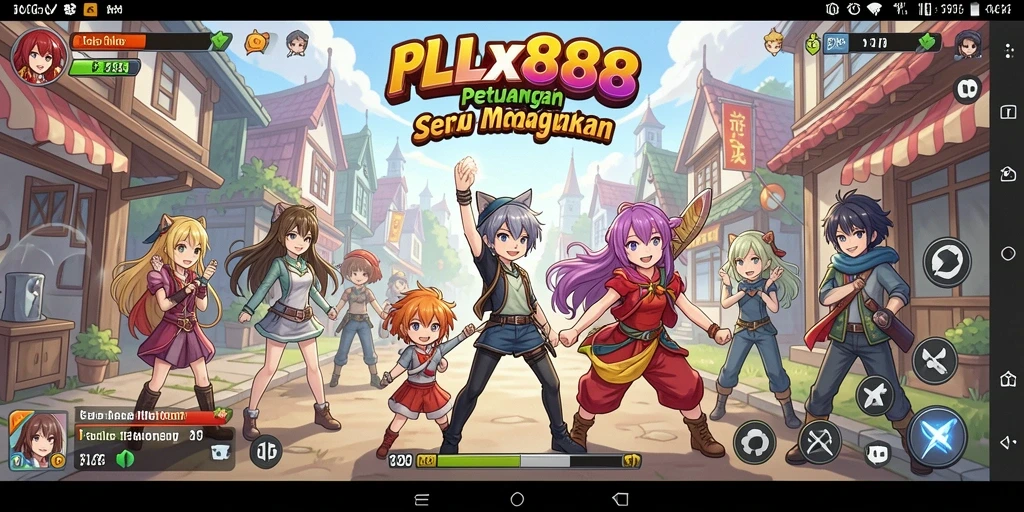 Tampilan menarik dari gameplay OLX888 dengan karakter Anime ikonik.
