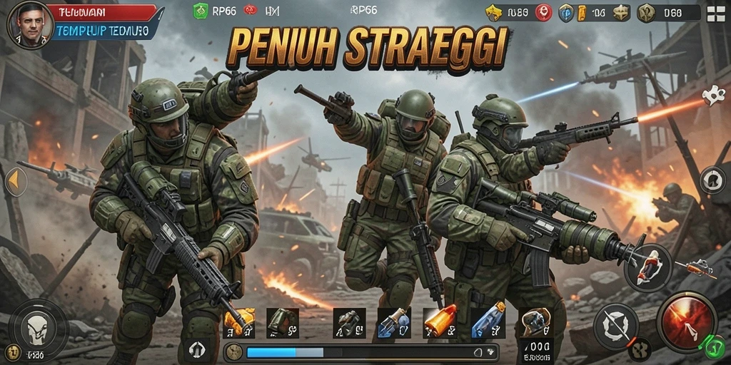Gameplay seru RP66 yang menantang dan penuh aksi.