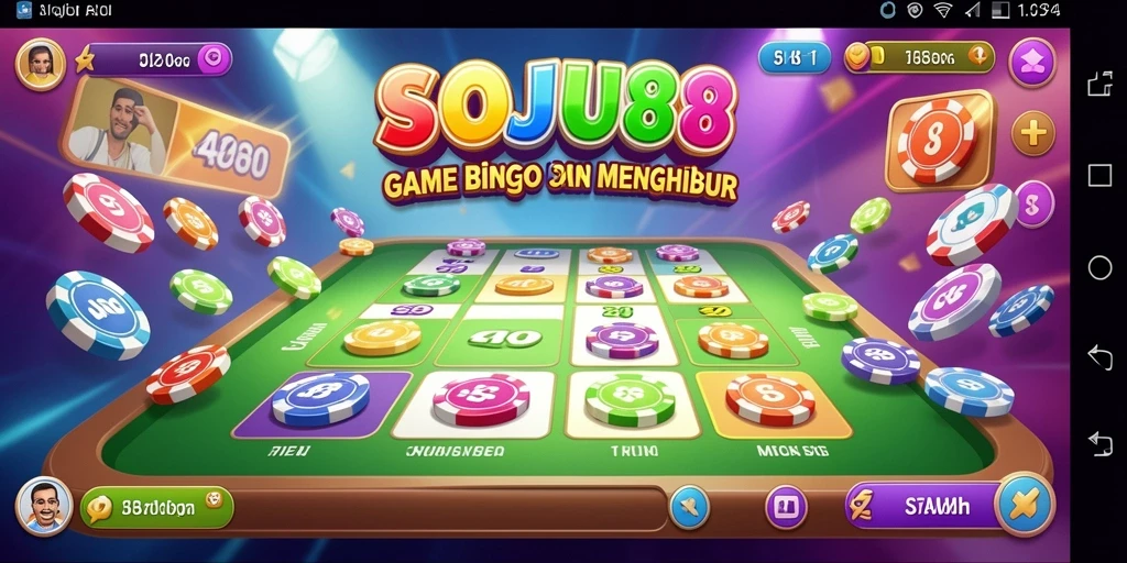 Tampilan menarik dari gameplay Bingo di SOJU88.